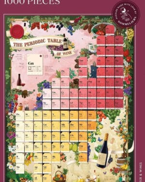 Wine Puzzle "Periodic table of wine"